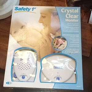 Safety first Crystal clear baby monitor